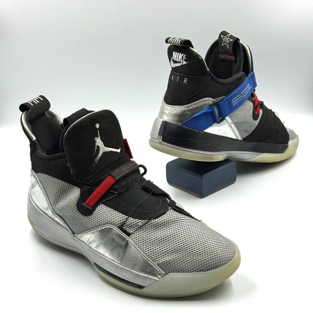 Air Jordan XXXIII Metallic Silver Black All-Star
